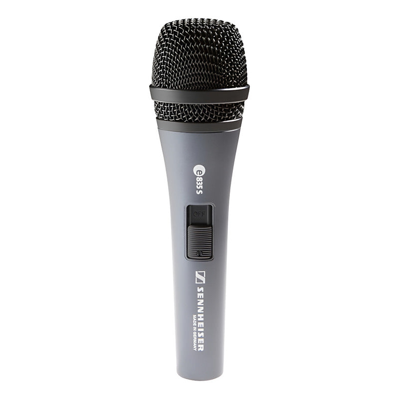 Sennheiser E 835-s Micrófono Dinámico Cardioide De Mano Gris