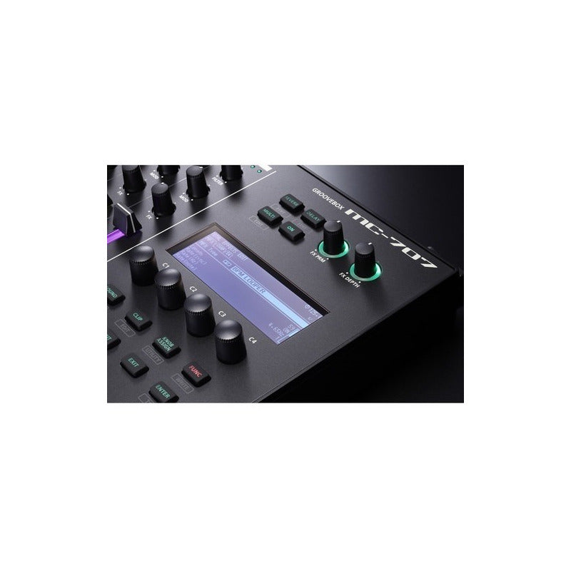 Roland Mc-707 Secuenciador Sampler Groovebox 8 Canales Negro