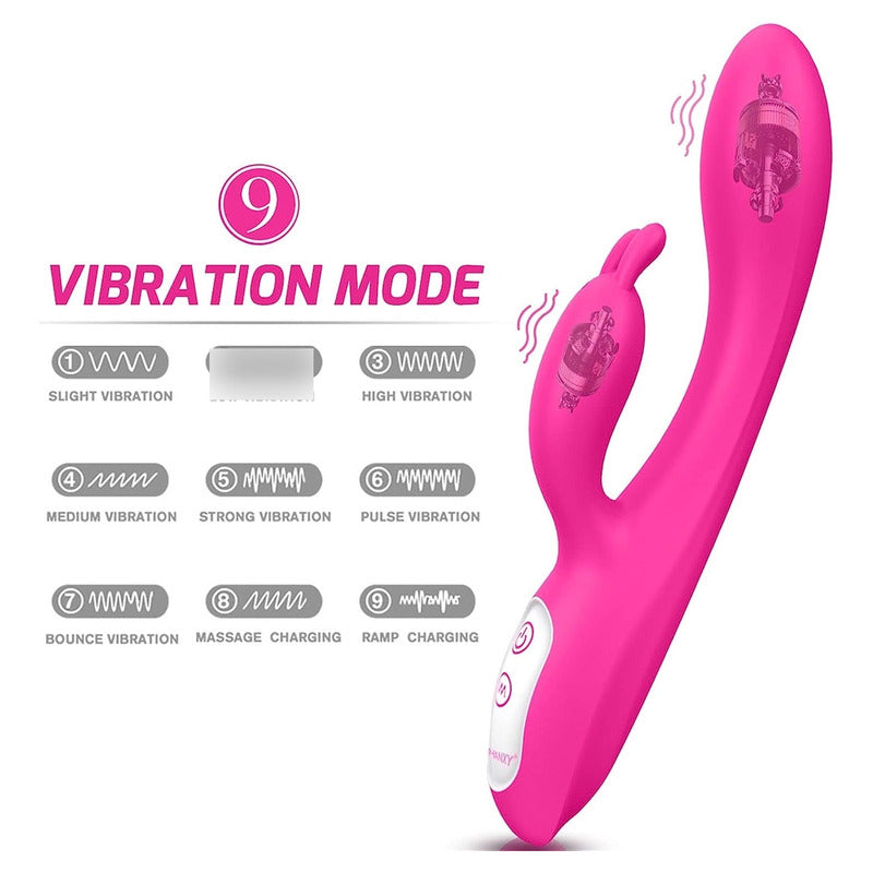Phanxy Rabbit G Vibrador Spot Con Función De Calefacción