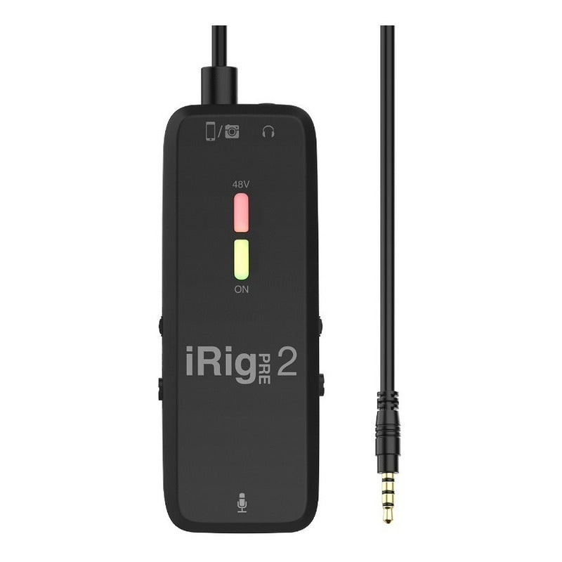 Ik Multimedia Irig Pre 2 Interfaz De Audio Con Mic Preamp Negro