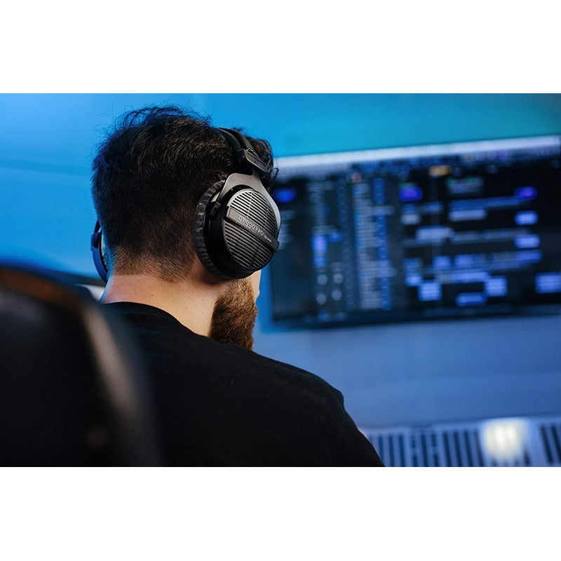 Beyerdynamic Dt 990 Pro Audifonos Estudio Abiertos 250 Ohms Black/gray