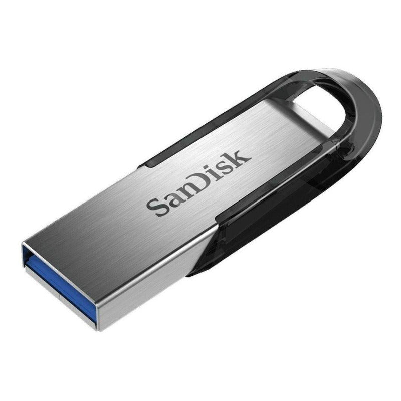 Sandisk Ultra Flair 128gb Memoria Usb 3.0 Plateado/negro