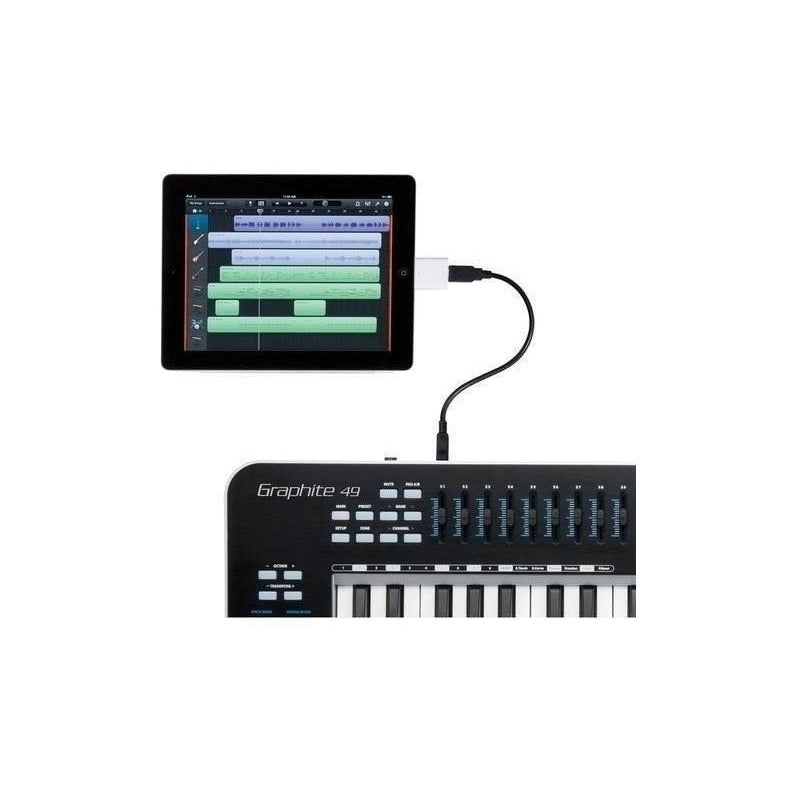 Samson Graphite 49 Teclado Midi Controlador Negro