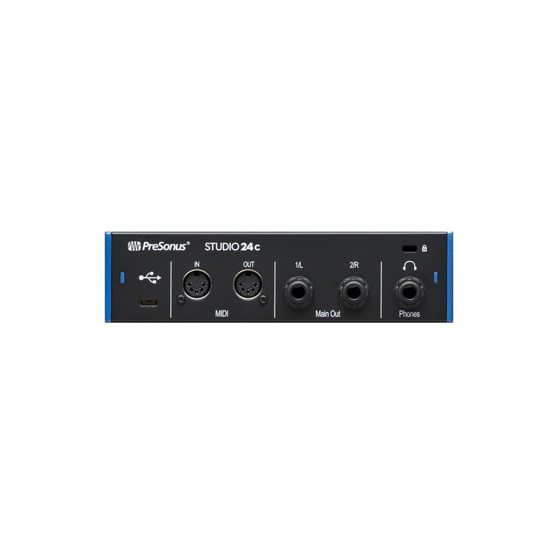 Presonus Studio 24c Interfaz Audio Usb C Midi Negro No Aplica