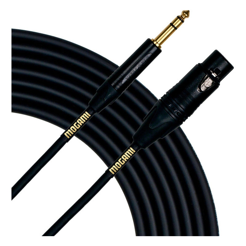 Mogami Gold Xlrf To Trs Cable 15ft