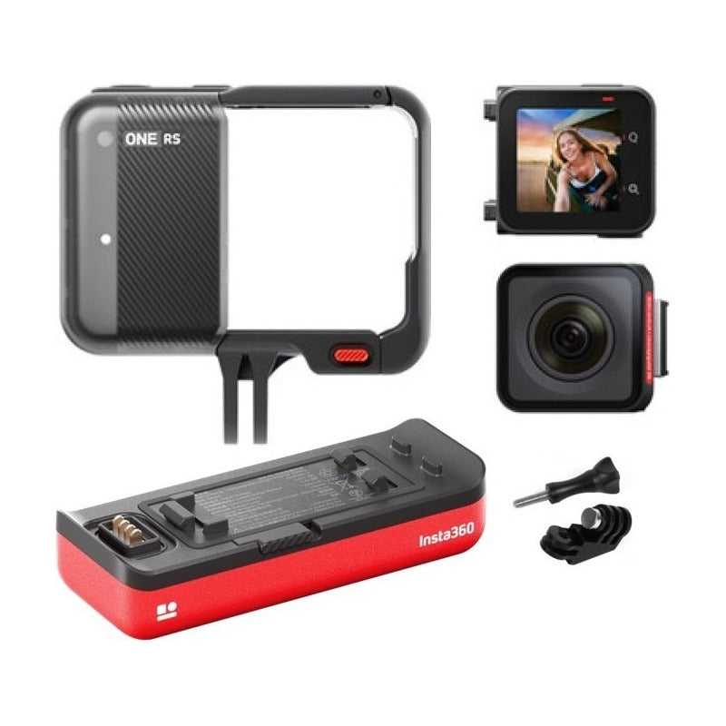 Insta360 One Rs Camara Acción 4k Negro/rojo