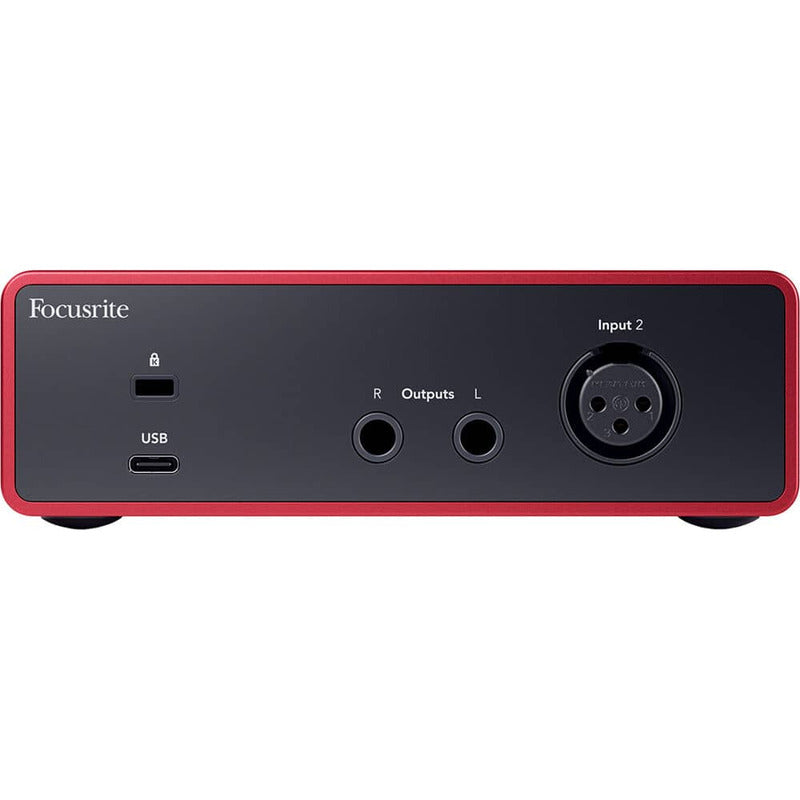 Focusrite Scarlett Solo Usb-c (4ª Gen) Interfaz De Audio Rojo