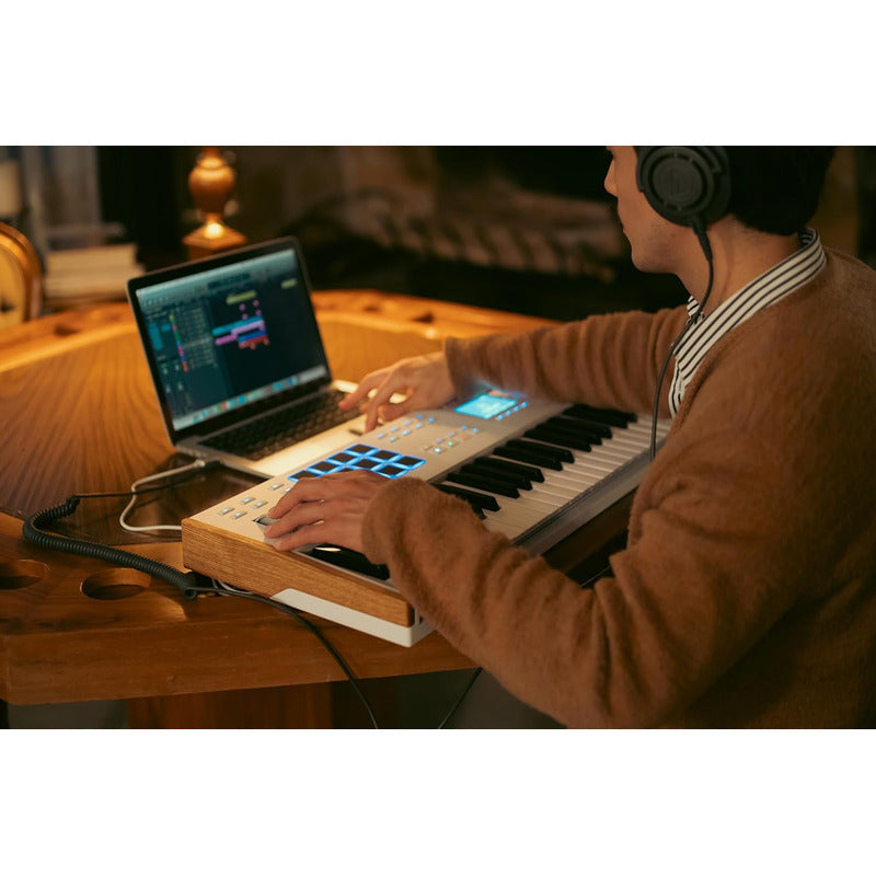 Arturia Keylab 49 Mk3 Controlador Teclado Midi Blanco Blanco