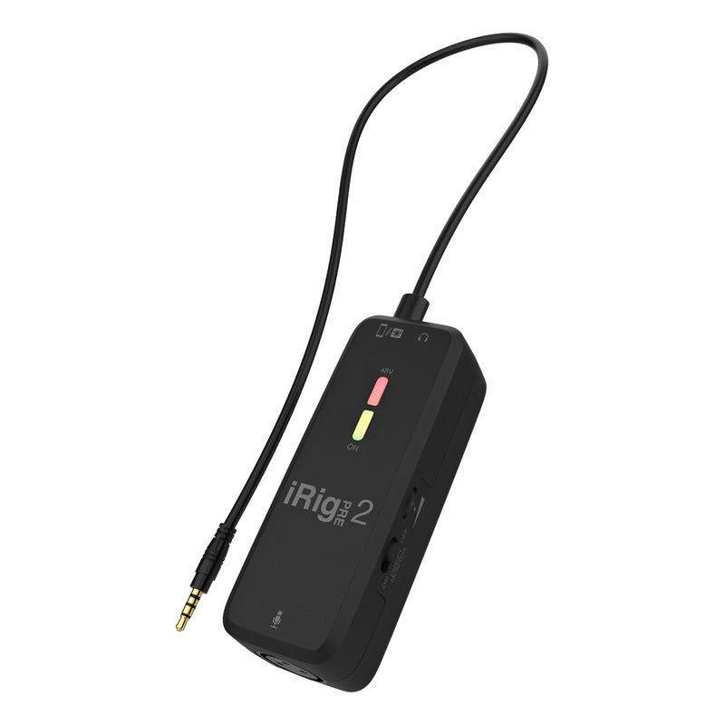 Ik Multimedia Irig Pre 2 Interfaz De Audio Con Mic Preamp Negro