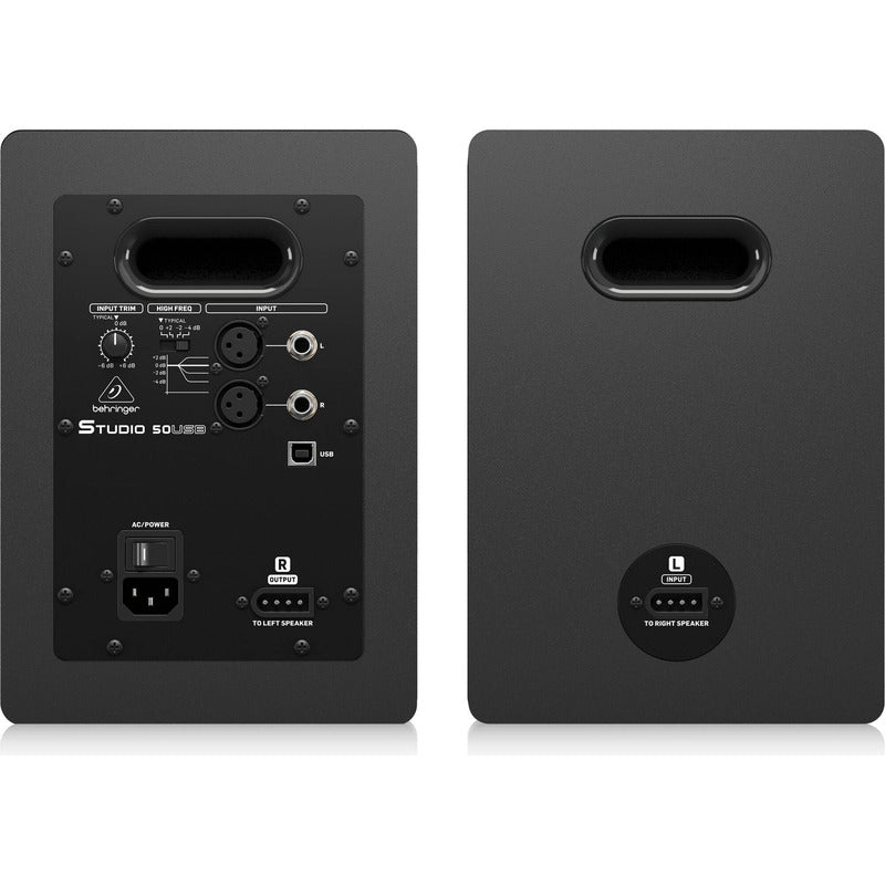 Behringer Studio 50usb Monitores Estudio Con Usb 5 PuLG Par Negro