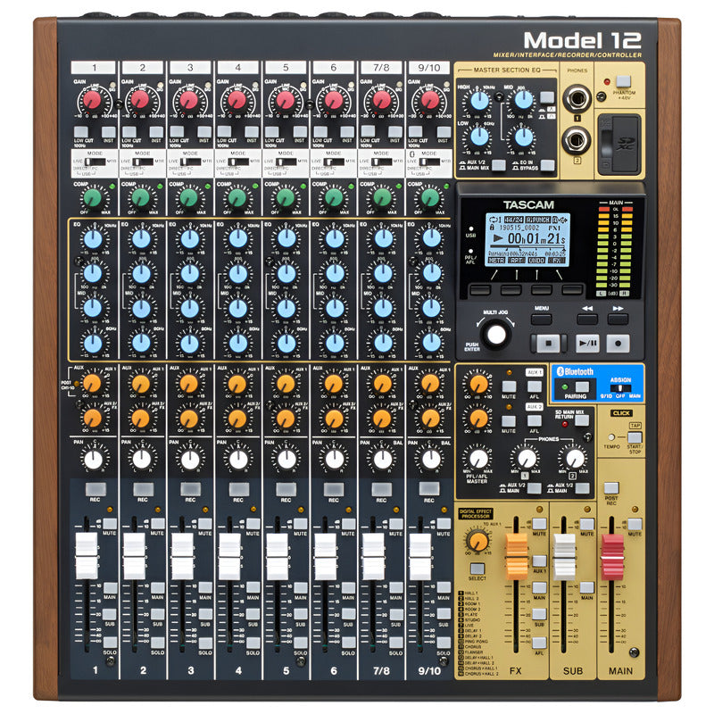 Tascam Modelo 12 - Grabadora Digital Multipista  Negro