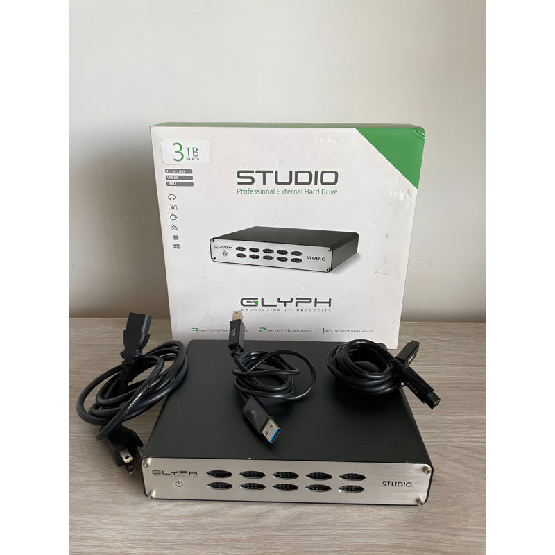 Glyph Studio S3000 Disco Duro Externo 3tb Grado Militar  Gris