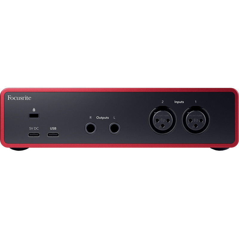 Focusrite Scarlett 2i2 Usb-c Audio Interface 4th Gen Rojo N/a