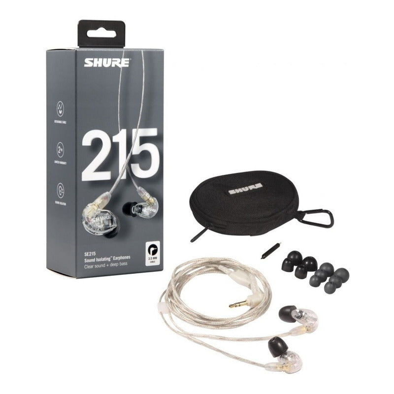Shure Se215 Clear Audifonos In-ear