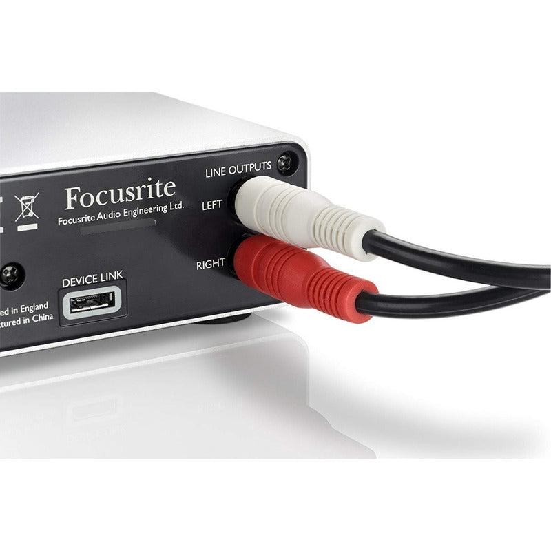 Focusrite Itrack Solo Interfaz Audio iPad Mac Y Pc Blanco