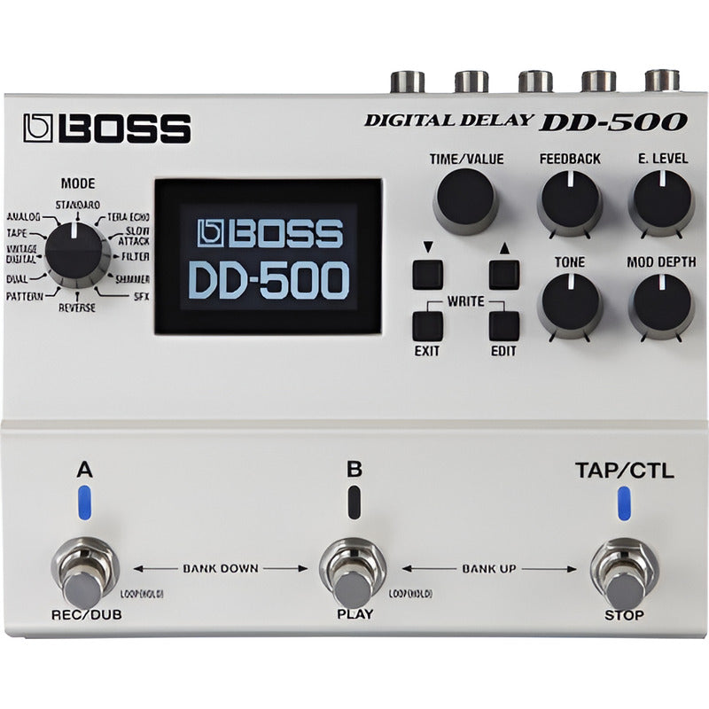 Boss Dd-500 Pedal De Efectos Digital Delay Blanco