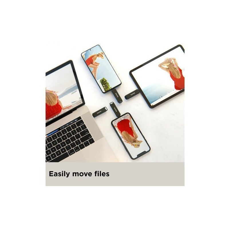 Sandisk Ixpand 64gb Flash Drive Luxe Para iPhone iPad Negro