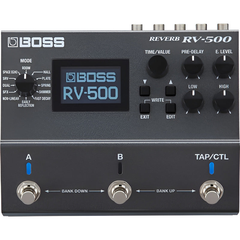 Boss Rv-500 Pedal De Efectos Reverb Negro