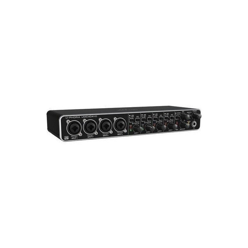 Behringer U-phoria Umc 404 Hd Interfaz Midas Envio Gratis Negro
