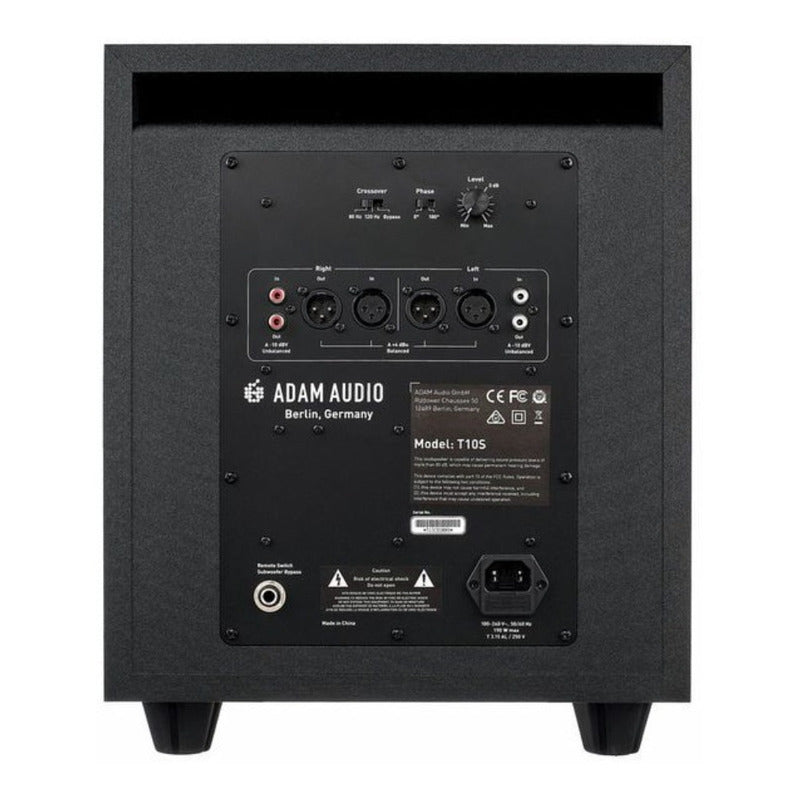 Adam Audio T10s Subwoofer Negro