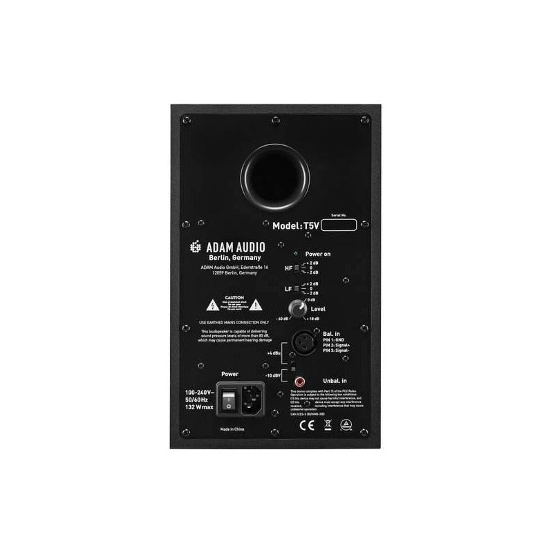 Adam Audio T5v Monitores De Estudio Precio X Par  Negro