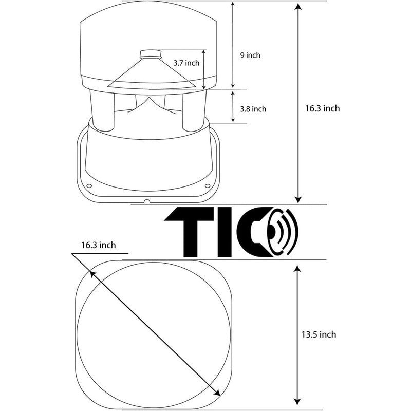 Tic B13-8  Altavoz Omnidireccional Para Exterior Verde