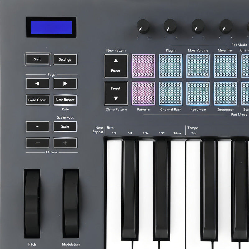 Novation Flkey 61 Teclado Midi Controlador Usb Negro