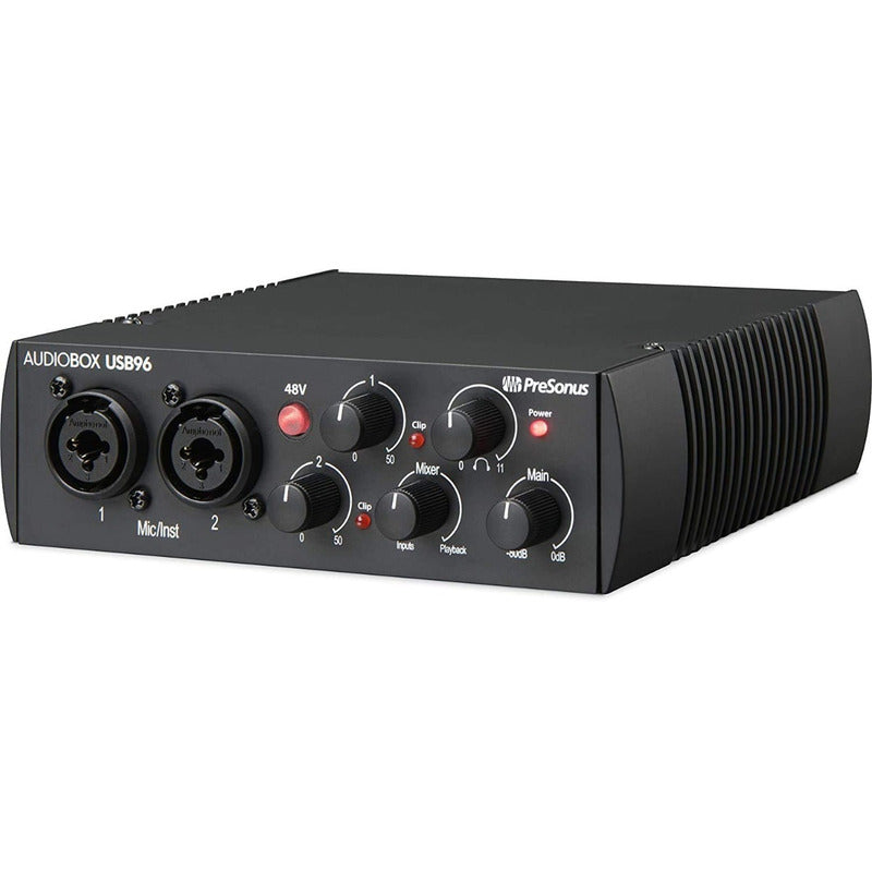 Presonus Audiobox 96 Usb 2x2 Interfaz Audio Negra Negro