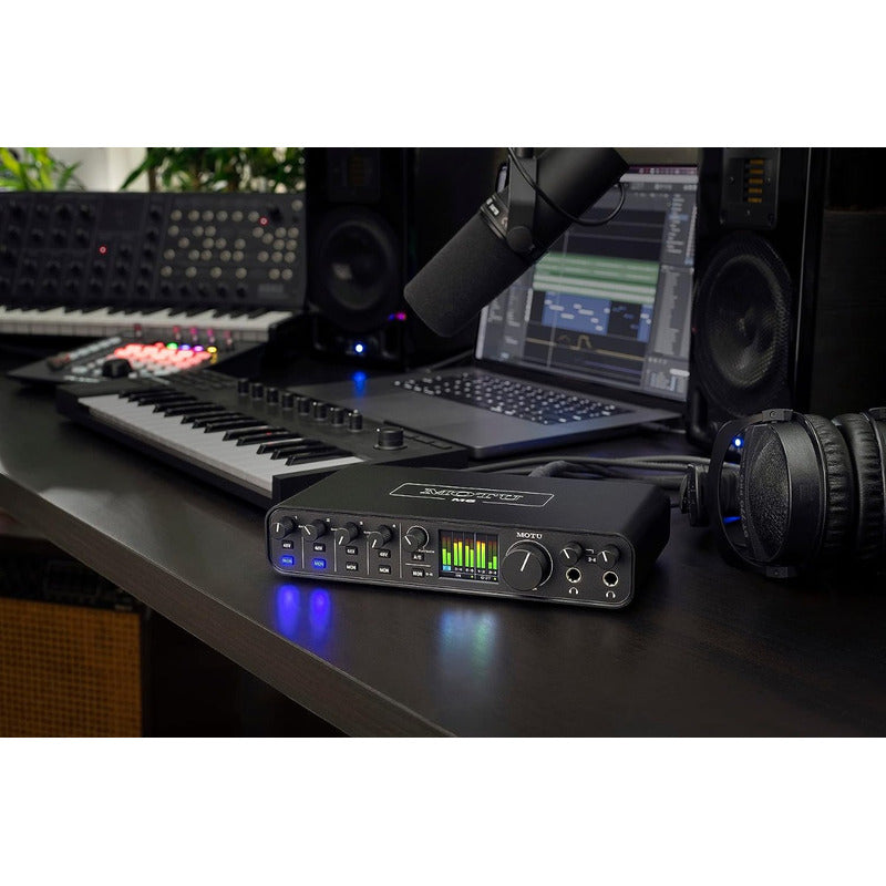 Motu M6 Interfaz De Audio Midi Usb-c 6x4 192 Khz 24 Bit Negro