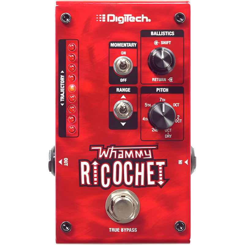 Digitech Whammy Ricochet Pitch Shift Pedal Rojo