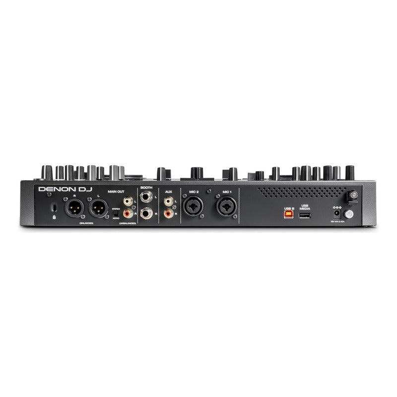 Denon Dj Prime Go + Plus Controlador Dj Recargable 2 Canales Gris