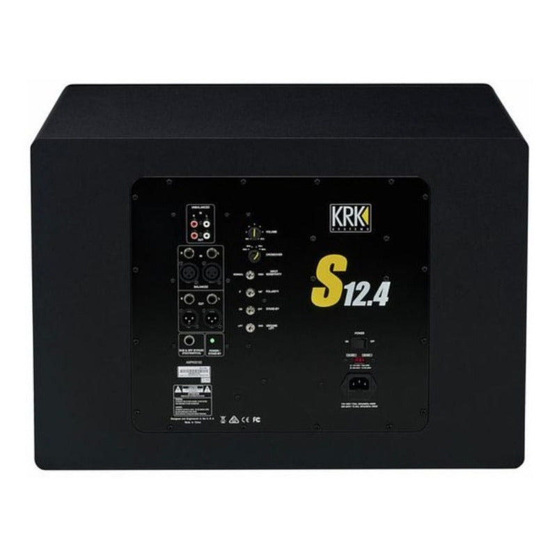 Krk S12g4 Subwoofer Activo Estudio 12 Pulgadas 110v Negro