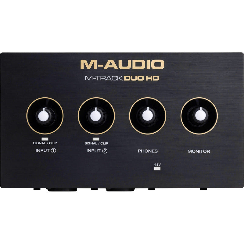 M-audio M-track Duo Hd Usb-c Interface Kit De Producción Negro 110v