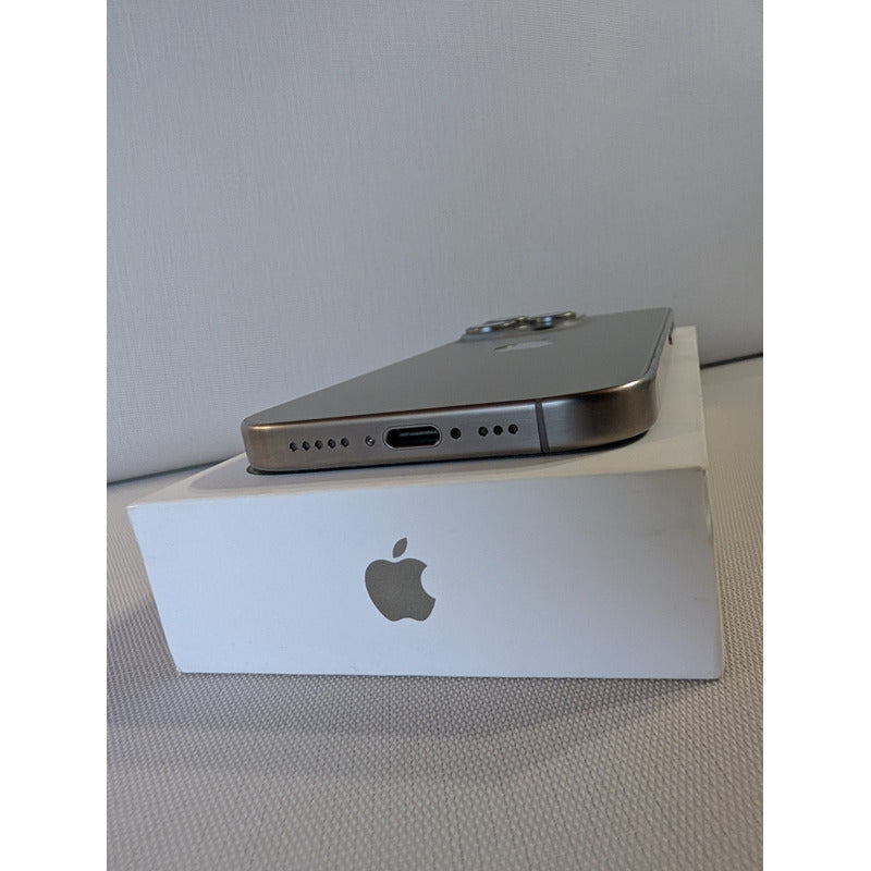 Apple iPhone 15 Pro 128 Gb 10/10 95% Batt Titanio Natural