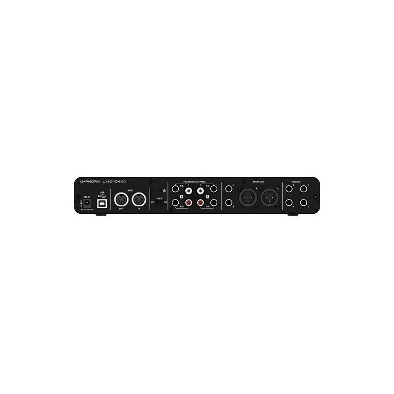 Behringer U-phoria Umc 404 Hd Interfaz Midas Envio Gratis Negro