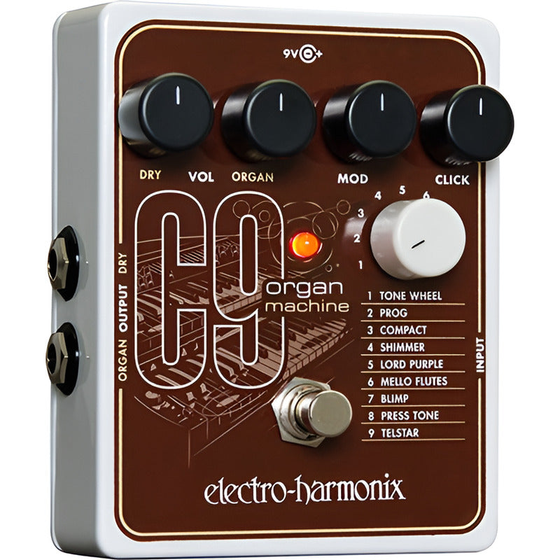 Electro-harmonix C9 Organ Machine Pedal De Efectos Guitarra Marrón
