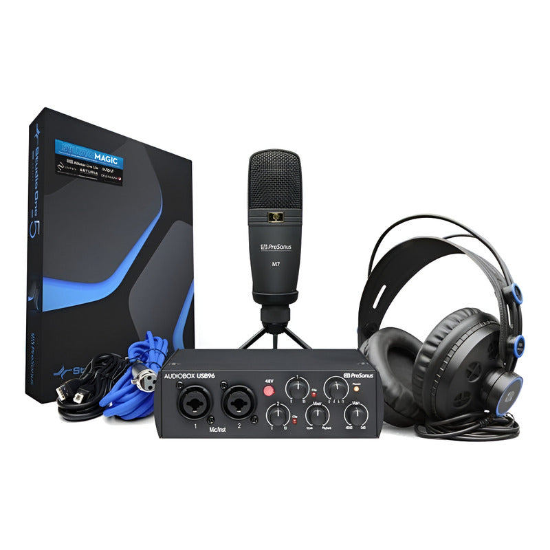 Presonus Audiobox 96 Studio Kit De Grabacion Negro