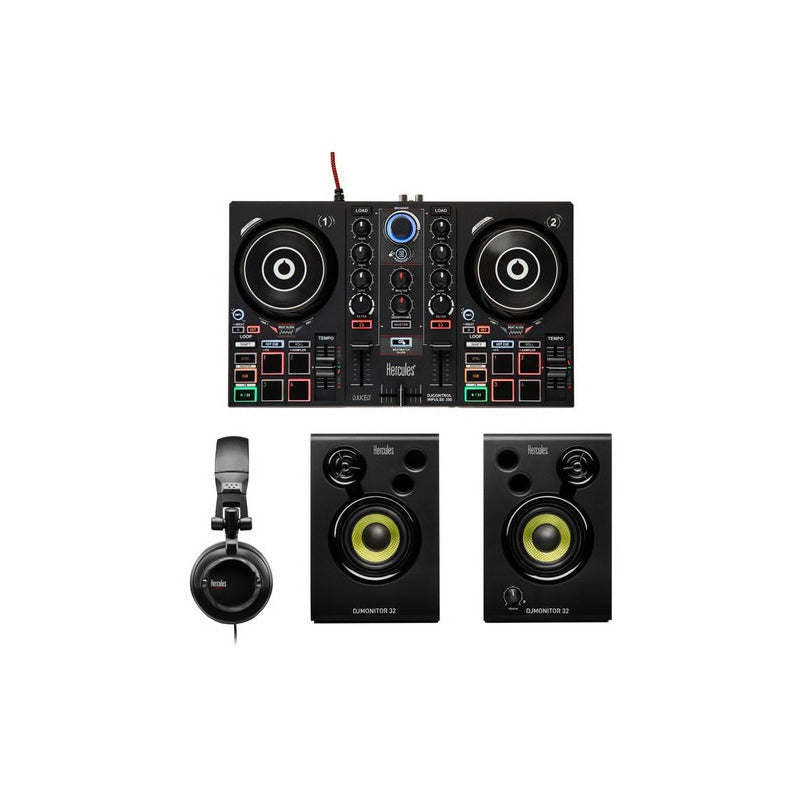 Hercules Dj Djlearning Kit Controlador Dj Black