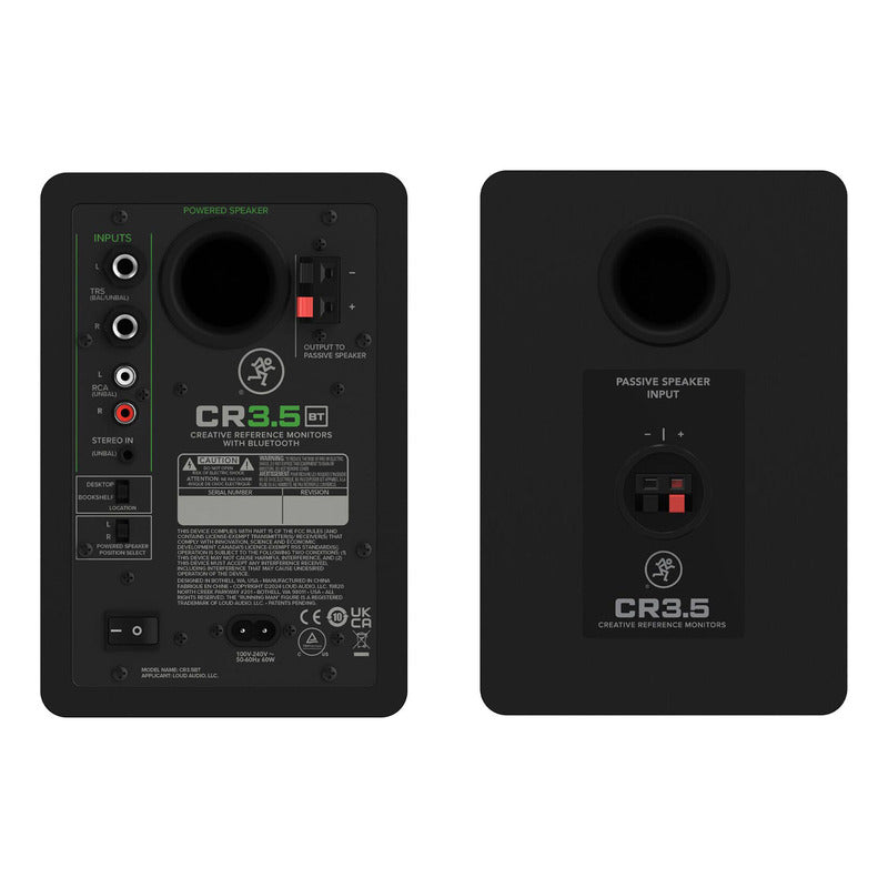 Mackie Cr3.5bt Monitores De Estudio Par 220v