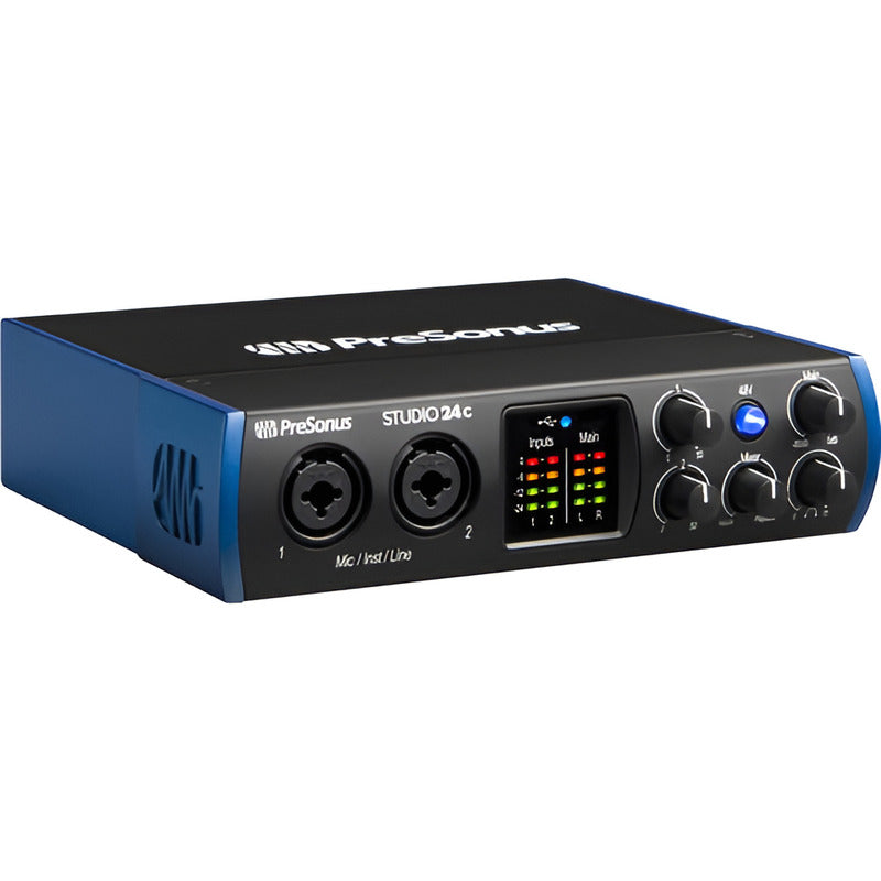 Presonus Studio 24c Interfaz Audio Usb C Midi Negro No Aplica