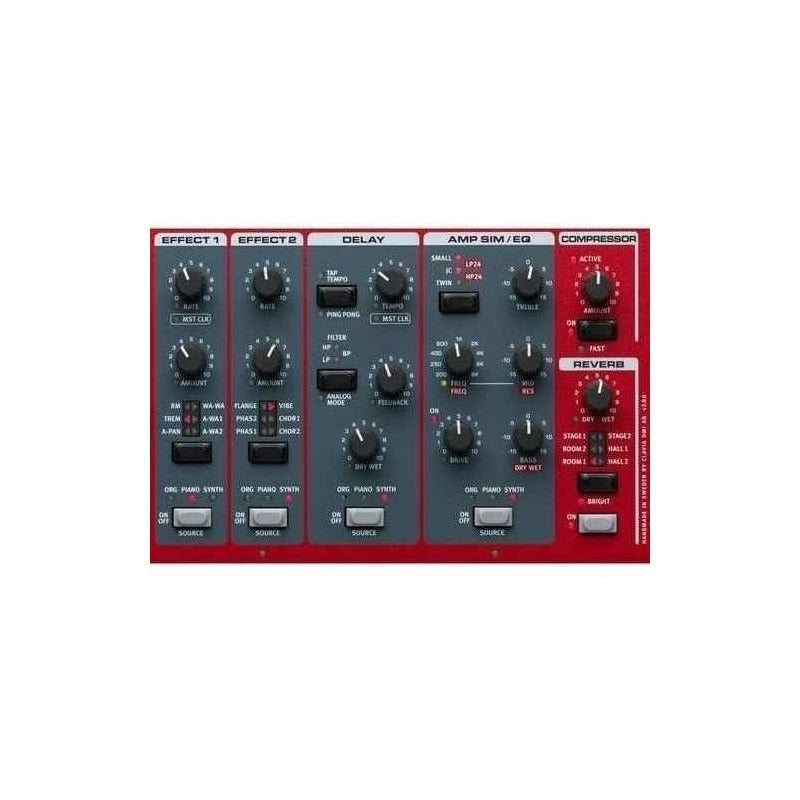 Nord Stage 3 88 Teclado Profesional - Rojo