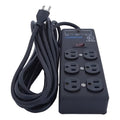 Multitoma Furman Ss-6b - Regleta 4,5 Metros Negro