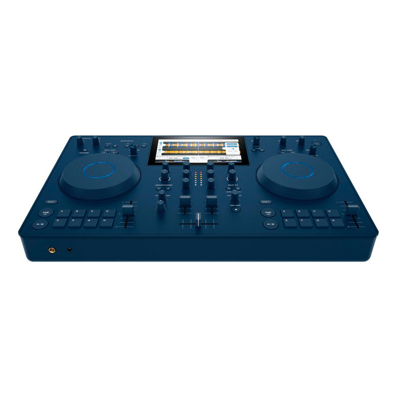 Alphatheta Omnis-duo Controlador Dj All-in-one Con Bateria Azul Acero