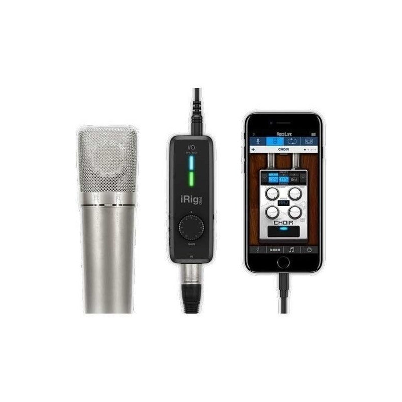 Ik Multimedia Irig Pro I/o Interfaz De Audio Ios Mac Y Pc  Negro