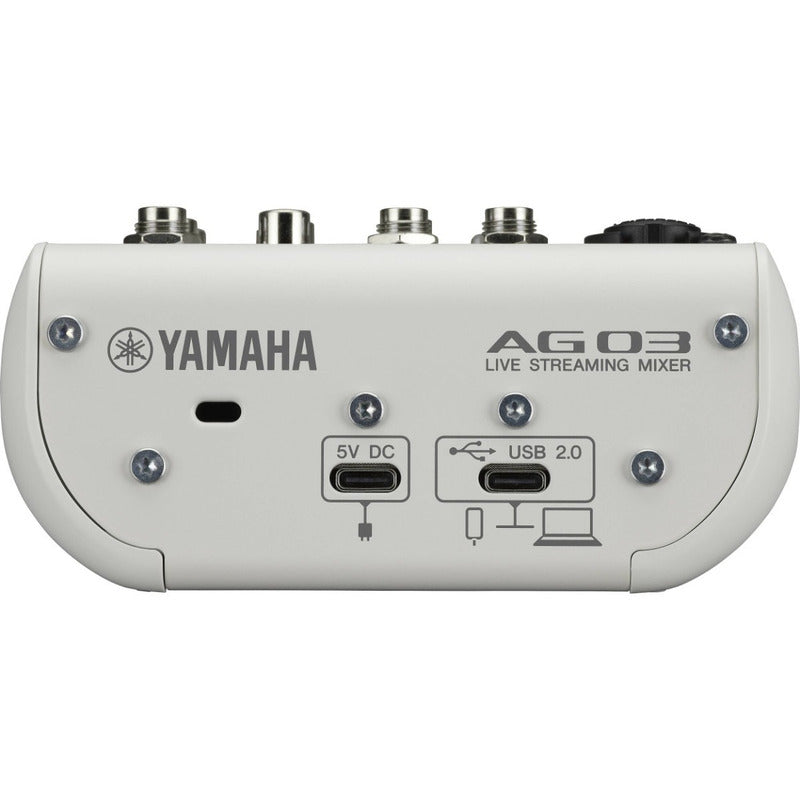 Yamaha Ag03mk2 Interfaz Audio Y Mixer Usb Canales Wh Blanco