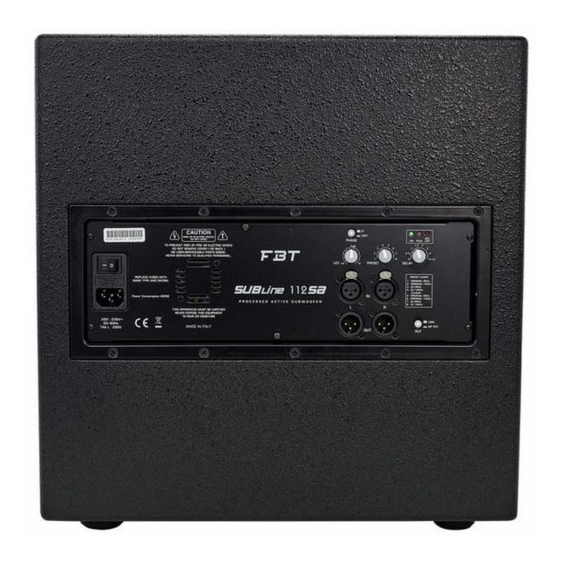 Fbt Subline 112sa Subwoofer Preamp Negro