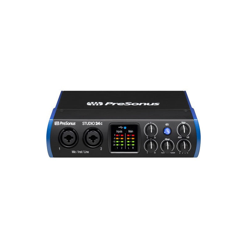 Presonus Studio 24c Interfaz Audio Usb C Midi Negro No Aplica