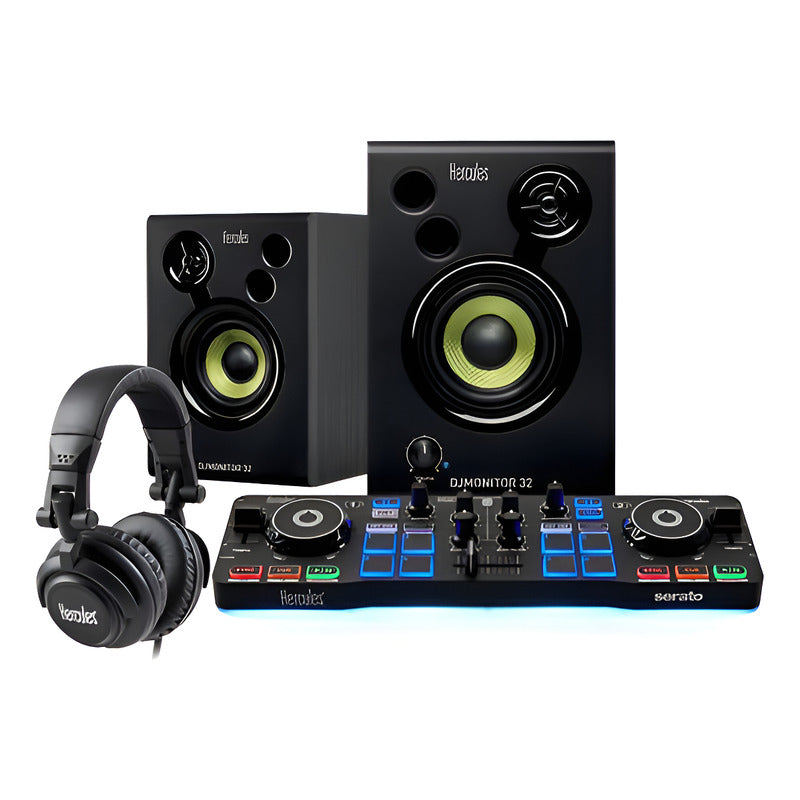 Hercules Dj Dj Starter Kit Controlador Dj Negro