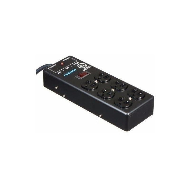 Multitoma Furman Ss-6b - Regleta 4,5 Metros Negro
