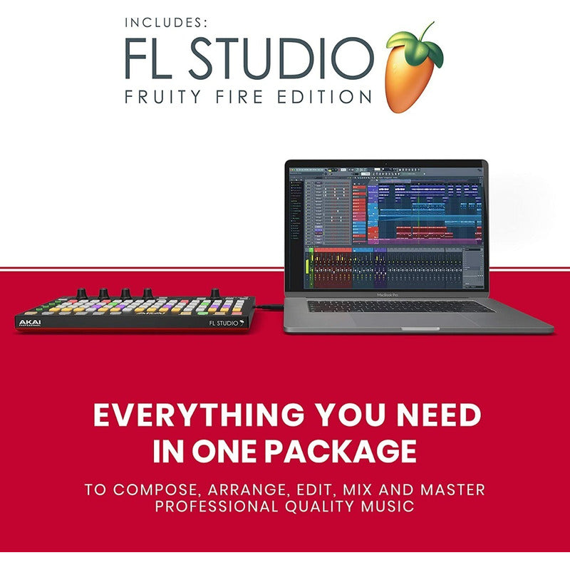 Akai Professional Fire Grid Controlador No Software Negro